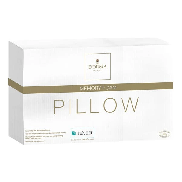 Dorma TENCEL™ Blend Memory Foam Back Sleeper Pillow 8 Dorma TENCEL™ Blend Memory Foam Back Sleeper Pillow - Image 6