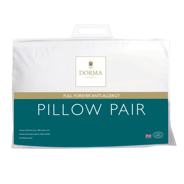 Dorma Pack Of 2 Full Forever Anti-Allergy Side Sleeper Pillows 7 Dorma Pack Of 2 Full Forever Anti-Allergy Side Sleeper Pillows - Image 5