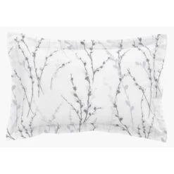 Belle Grey Oxford Pillowcase 8 Belle Grey Oxford Pillowcase -furn Sale Store 1000167174 alt02