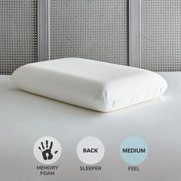 Temperature Reactive Memory Foam Back Sleeper Pillow 3 Temperature Reactive Memory Foam Back Sleeper Pillow