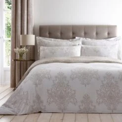 Versailles Natural Reversible Duvet Cover And Pillowcase Set -furn Sale Store 30214560 alt02