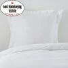 Non Iron Plain Dye White Continental Square Pillowcase -furn Sale Store 30241217