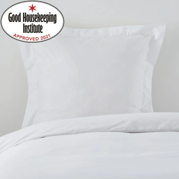 Non Iron Plain Dye White Continental Square Pillowcase 3 Non Iron Plain Dye White Continental Square Pillowcase