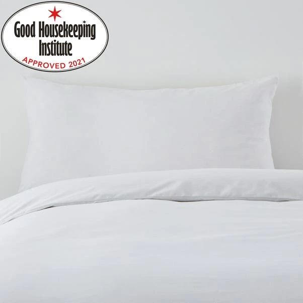 Non Iron Plain Dye White Body Pillowcase 2 Non Iron Plain Dye White Body Pillowcase