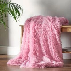 Catherine Lansfield Cuddly Deep Pile Throw -furn Sale Store 30353953