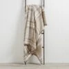 Super Soft Plaid Check Natural Throw 2 Super Soft Plaid Check Natural Throw -furn Sale Store 30410648