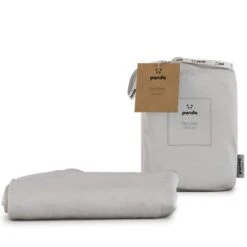 Panda Bamboo White Fitted Sheet -furn Sale Store 30677546 alt01