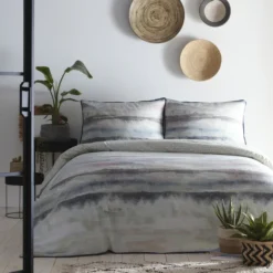 Appletree Landscape 100% Cotton Duvet Cover And Pillowcase Set