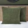 Dorma Genevieve Green Continental Square Pillowcase 2 Dorma Genevieve Green Continental Square Pillowcase -furn Sale Store 30733965