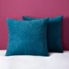 Dorma Genevieve Teal Continental Square Pillowcase -furn Sale Store 30768606