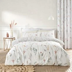 Dried Flowers Duvet Cover And Pillowcase Set