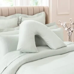 Dorma Smooth & Soft 300 Thread Count Cotton Sateen V-Shaped Pillowcase -furn Sale Store 30770606