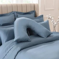 Dorma Smooth & Soft 300 Thread Count Cotton Sateen V-Shaped Pillowcase -furn Sale Store 30770646