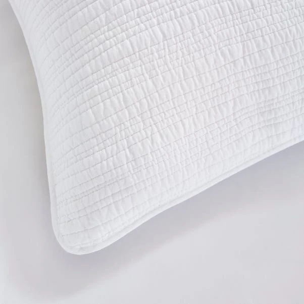 Dorma Purity Chilton 100% Cotton Continental Pillowcase 4 Dorma Purity Chilton 100% Cotton Continental Pillowcase - Image 2