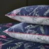 Dorma Winter Garden Navy 100% Cotton King Oxford Pillowcase Pair 2 Dorma Winter Garden Navy 100% Cotton King Oxford Pillowcase Pair -furn Sale Store 30772807