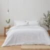 Edison Embossed Textured White Bedspread -furn Sale Store 30788497