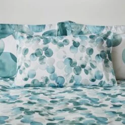 Watercolour Circles Teal Duvet Cover And Pillowcase Set -furn Sale Store 30798230 alt03