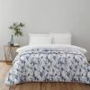 Zen Reversible Printed Navy Bedspread -furn Sale Store 30807334