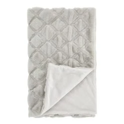 Catherine Lansfield Cosy Diamond 130cm X 170cm Throw -furn Sale Store 30812045 alt05