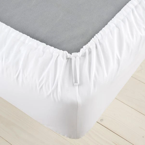 Pure Cotton Toggled Fitted Sheet 3 Pure Cotton Toggled Fitted Sheet