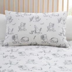 Disney Winnie The Pooh Natural Duvet Cover & Pillowcase Set -furn Sale Store 30814459 alt01
