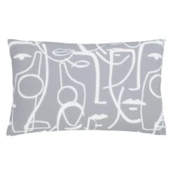 Everett Grey Reversible Duvet Cover And Pillowcase Set -furn Sale Store 30823954 alt05