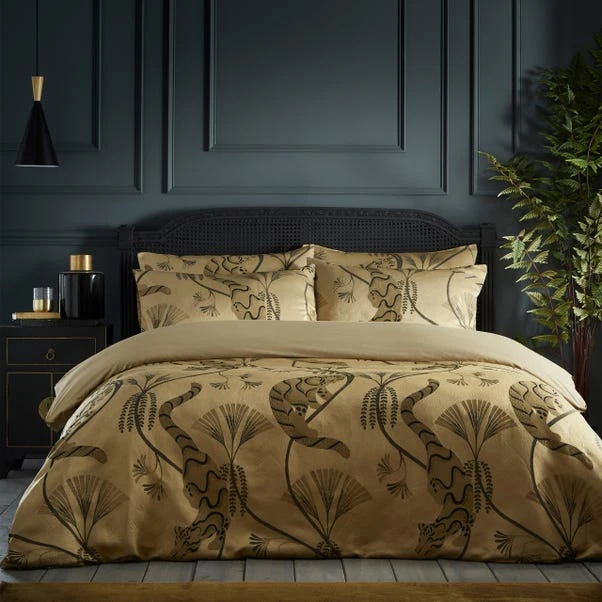 Paoletti Moondusk Gold Duvet Cover & Pillowcase Set 12 Paoletti Moondusk Gold Duvet Cover & Pillowcase Set - Image 10