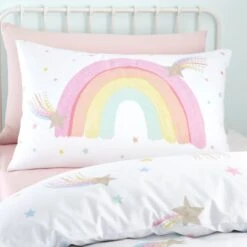 Watercolour Rainbow Duvet Cover And Pillowcase Set -furn Sale Store 30826467 alt01