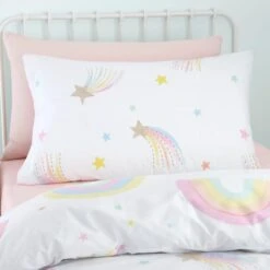 Watercolour Rainbow Duvet Cover And Pillowcase Set -furn Sale Store 30826467 alt03