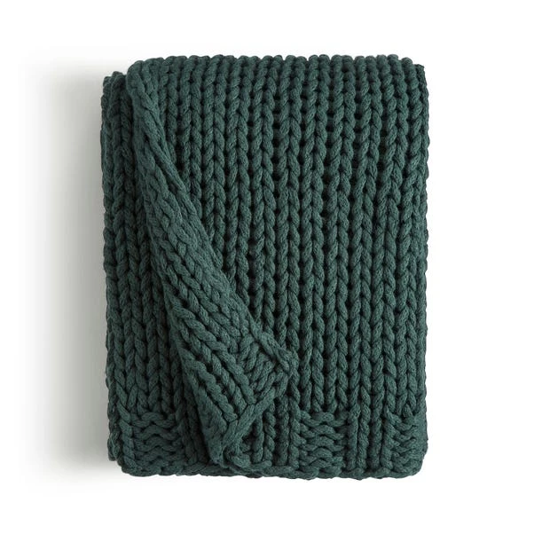 Chunky Knit Recycled Throw 130cm X 170cm 22 Chunky Knit Recycled Throw 130cm X 170cm - Image 20