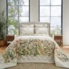 Dorma Rambling Rose Cream Cotton Bedspread -furn Sale Store 30827774