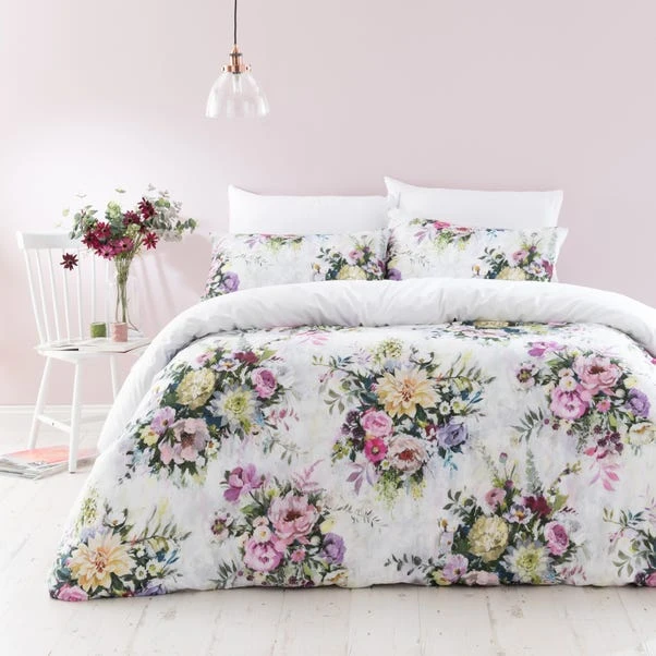 Kinsley Floral Cotton Duvet Cover And Pillowcase Set 18 Kinsley Floral Cotton Duvet Cover And Pillowcase Set - Image 16
