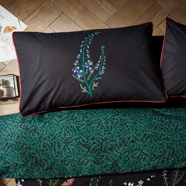 Moorland Flora Black Duvet Cover And Pillowcase Set 21 Moorland Flora Black Duvet Cover And Pillowcase Set - Image 19
