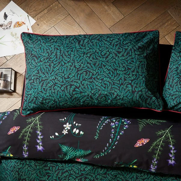 Moorland Flora Black Duvet Cover And Pillowcase Set 15 Moorland Flora Black Duvet Cover And Pillowcase Set - Image 13