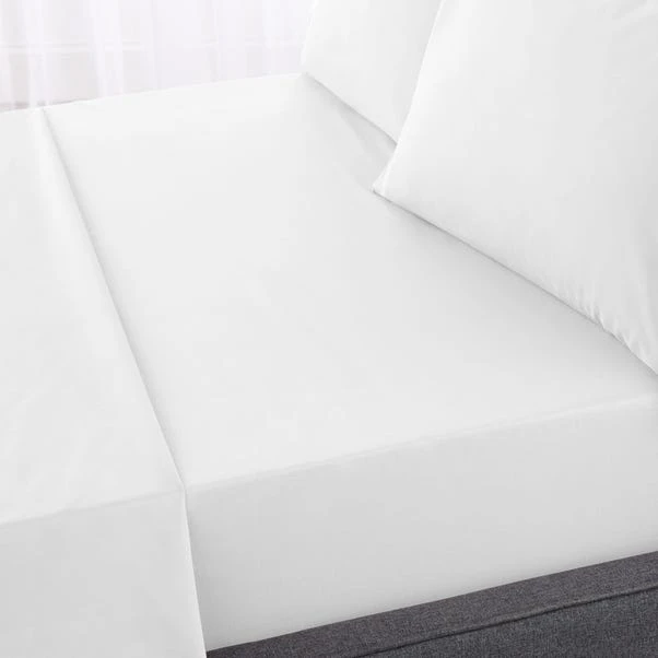 Hotel 230 Thread Count Crisp Cotton Percale Fitted Sheet 20 Hotel 230 Thread Count Crisp Cotton Percale Fitted Sheet - Image 18