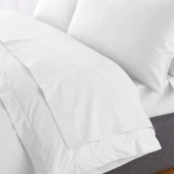 Hotel 230 Thread Count Crisp Cotton Percale Flat Sheet -furn Sale Store 30831821