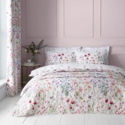 Watercoloured Floral Bedspread 5 Watercoloured Floral Bedspread -furn Sale Store 30842183