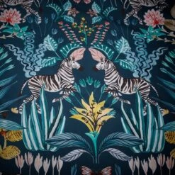 Utopian Dream Teal 100% Cotton Duvet Cover And Pillowcase Set -furn Sale Store 30858834 alt04