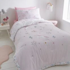 Enchanted Unicorn Quilted Bedspread