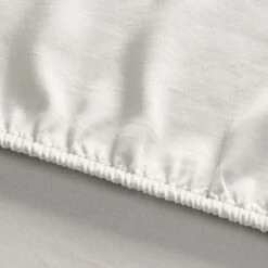 Super Soft Ivory Recycled Polyester Fitted Sheet 41 Super Soft Ivory Recycled Polyester Fitted Sheet -furn Sale Store 30862868 alt01