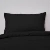Non Iron Plain Dye Black Standard Pillowcase -furn Sale Store 30863175