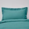 Non Iron Plain Dye Aqua Oxford Pillowcase -furn Sale Store 30863213