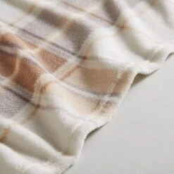 Printed Check Fleece Throw -furn Sale Store 30864108 alt04
