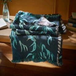 Kingfisher Jacquard Tapestry Throw