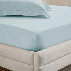 Dorma Crisp & Fresh 400 Thread Count Egyptian Cotton Percale Fitted Sheet -furn Sale Store 30866167