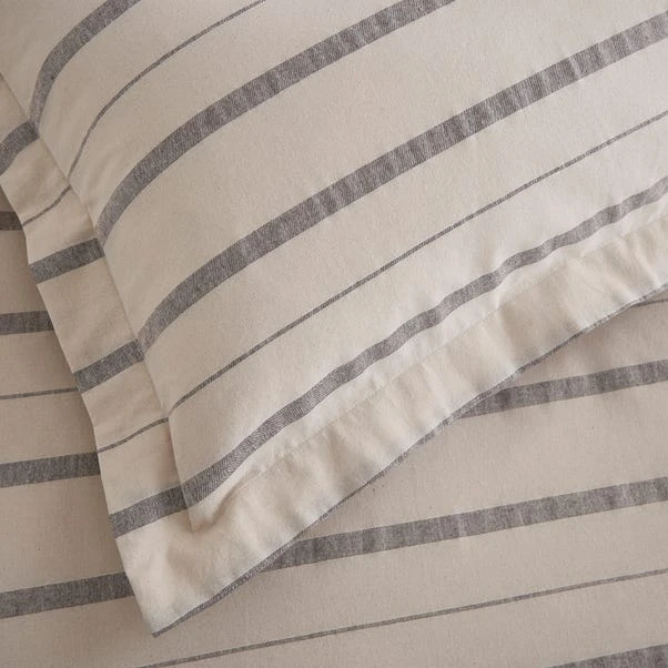 Aylesford Stripe Oxford Pillowcase 4 Aylesford Stripe Oxford Pillowcase - Image 2