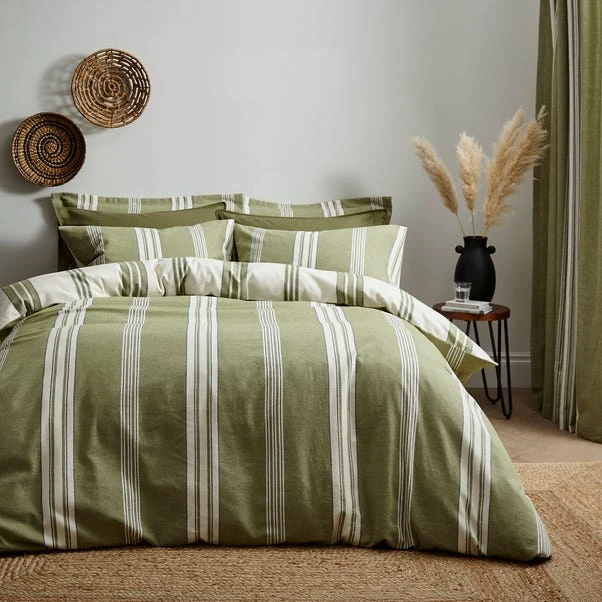 Pensford Stripe Duvet Cover & Pillowcase Set 9 Pensford Stripe Duvet Cover & Pillowcase Set - Image 7