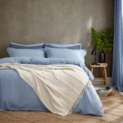 Cotton Linen Duvet Cover & Pillowcase Set -furn Sale Store 30868627