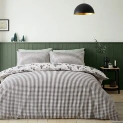 Catherine Lansfield Alpine Village Brushed Cotton Duvet Cover & Pillowcase Set -furn Sale Store 30874317 alt02