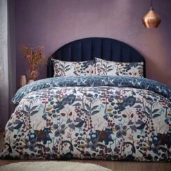 Furn. Midnight Panther Duvet Cover And Pillowcase Set Dusky Blue 9 Furn. Midnight Panther Duvet Cover And Pillowcase Set Dusky Blue -furn Sale Store 30876813 alt03